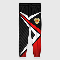 Женские брюки Russia - black and red