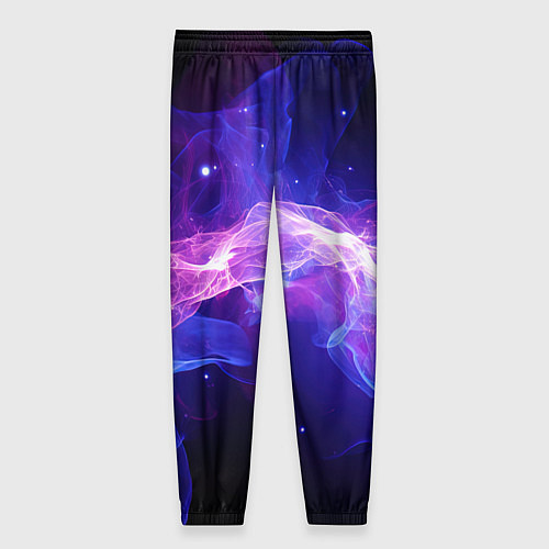 Женские брюки Фиолетовый туман в движении / 3D-принт – фото 2
