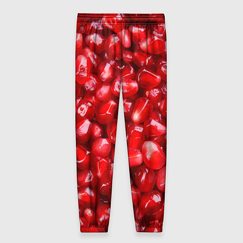 Женские брюки Спелые зёрна граната / 3D-принт – фото 2