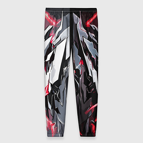 Женские брюки Адский доспех красный / 3D-принт – фото 2