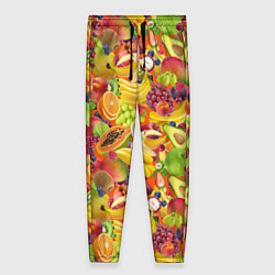 Женские брюки Экзотические фрукты и ягоды