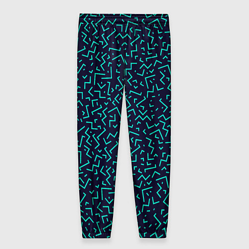 Женские брюки Neon stripes / 3D-принт – фото 2