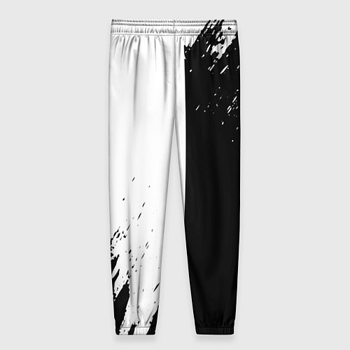 Женские брюки Linkin park краски чёрнобелый / 3D-принт – фото 2