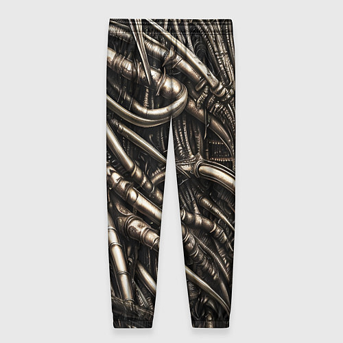 Женские брюки Серые трубки чужих / 3D-принт – фото 2