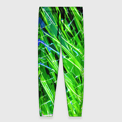 Женские брюки Зелёные энергетические линии