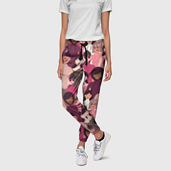 Брюки женские Гламурные девушки, цвет: 3D-принт — фото 2