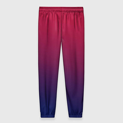 Женские брюки Gradient red-blue / 3D-принт – фото 2