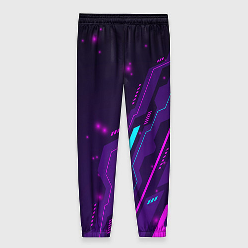 Женские брюки GTA neon gaming / 3D-принт – фото 2