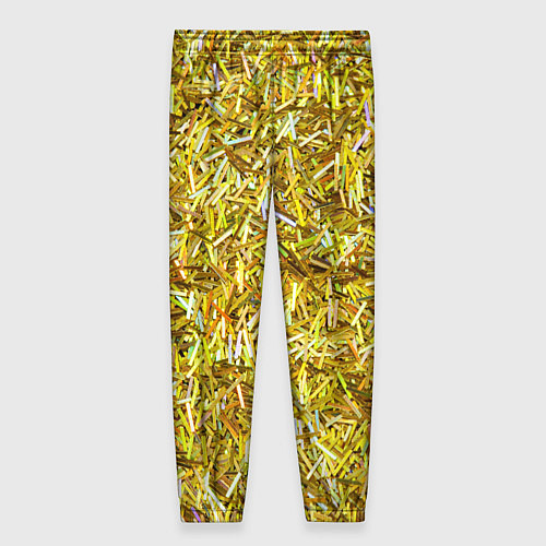 Женские брюки Золотые ленточки / 3D-принт – фото 2