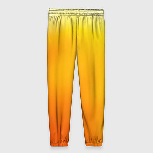 Женские брюки Яркий оранж / 3D-принт – фото 2