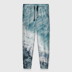 Женские брюки Морская бирюзовая волна