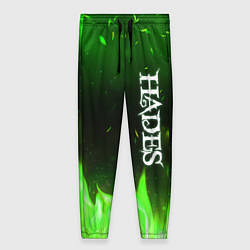 Женские брюки Logo Hades green hell fire