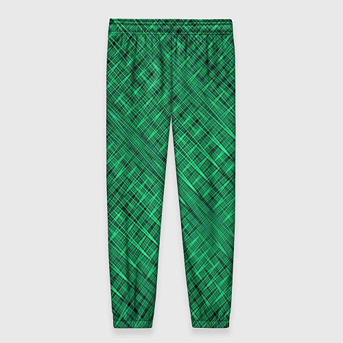 Женские брюки Насыщенный зелёный текстурированный / 3D-принт – фото 2