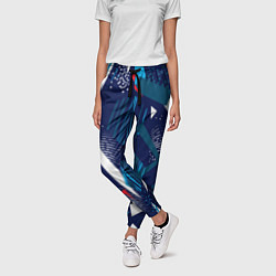 Брюки женские Абстрактный фон с пятнистым узором, цвет: 3D-принт — фото 2