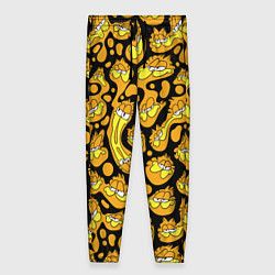 Брюки женские Гарфилд паттерн, цвет: 3D-принт