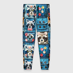 Женские брюки Пэчворк с энотами