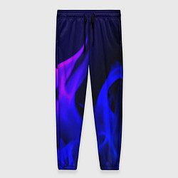 Женские брюки Неоновый огонь текстура