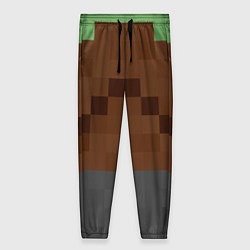 Брюки женские Алекса Minecraft низ, цвет: 3D-принт