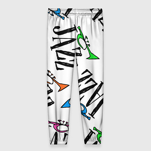 Женские брюки Just jazz in color / 3D-принт – фото 2
