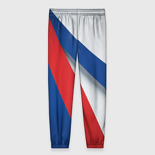 Женские брюки Цвета флага России и герб / 3D-принт – фото 2