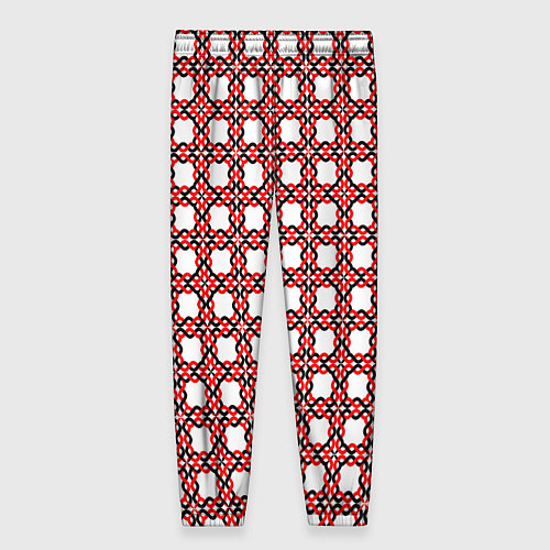 Женские брюки Скандинавское плетение / 3D-принт – фото 2