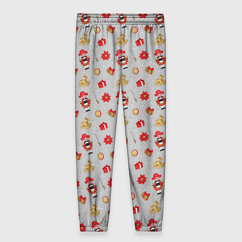 Женские брюки Щелкунчик и игрушки / 3D-принт – фото 2