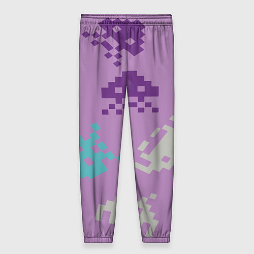 Женские брюки Пиксели / 3D-принт – фото 2