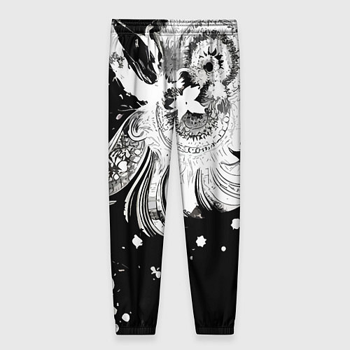 Женские брюки Абстрактная экспрессивная композиция / 3D-принт – фото 2