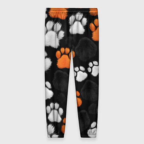 Женские брюки Мохнатые лапки / 3D-принт – фото 2