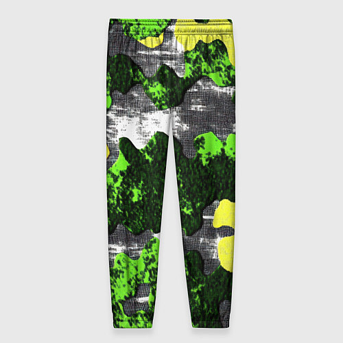 Женские брюки Камуфляж из брызг краски / 3D-принт – фото 2