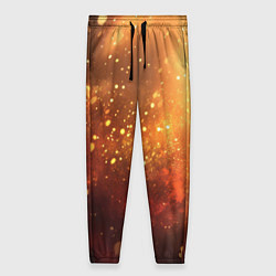 Женские брюки Золотая блестящая текстура