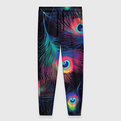 Женские брюки Павлиньи перья - разные оттенки