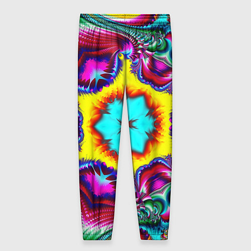 Женские брюки Абстракция узор фракталы / 3D-принт – фото 2