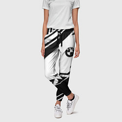 Брюки женские BMW geometry black, цвет: 3D-принт — фото 2