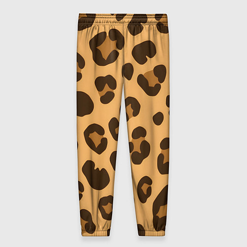 Женские брюки Коричневые пятна леопарда / 3D-принт – фото 2