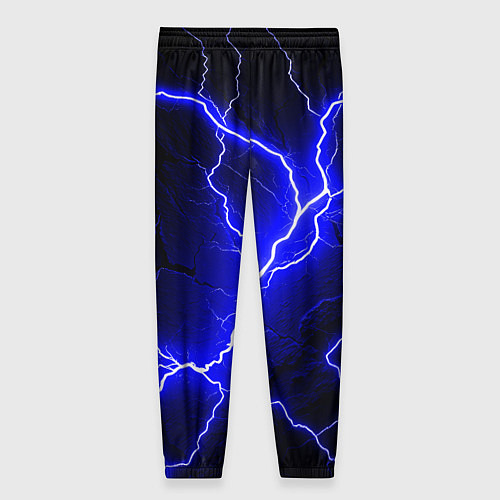 Женские брюки Color blue black / 3D-принт – фото 2