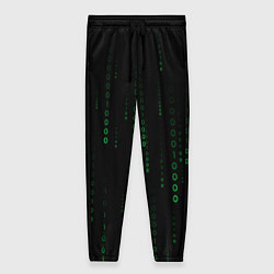 Брюки женские Color black green, цвет: 3D-принт