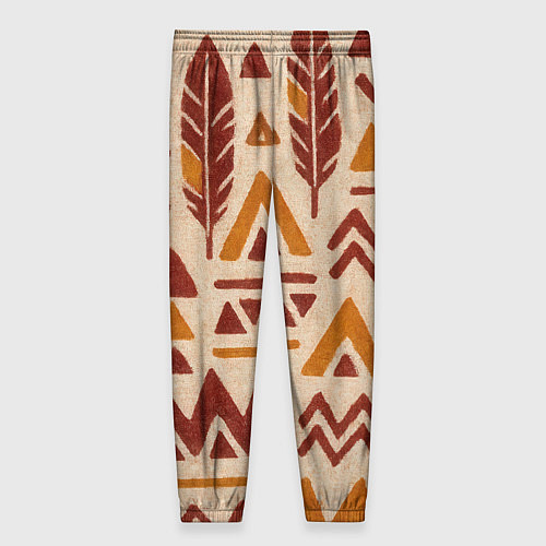 Женские брюки Паттерн с индийскими мотивами / 3D-принт – фото 2