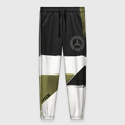 Брюки женские Merсedes Benz логотип, цвет: 3D-принт