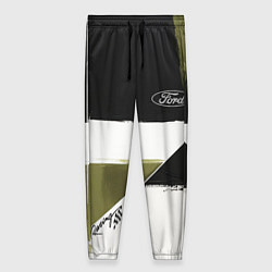 Брюки женские Ford эмблема, цвет: 3D-принт