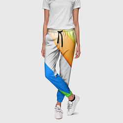 Брюки женские Striped, цвет: 3D-принт — фото 2