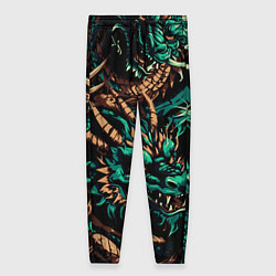 Женские брюки Японские драконы ирезуми