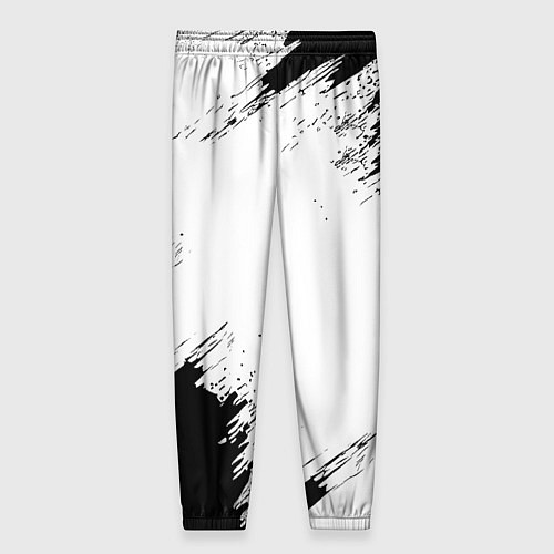 Женские брюки Juventus штрихи красок / 3D-принт – фото 2