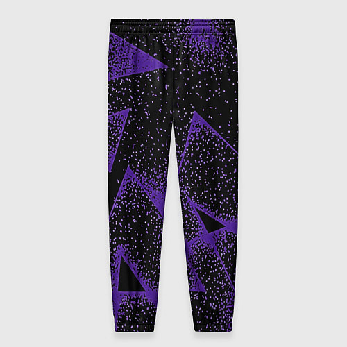 Женские брюки The triangle is purple / 3D-принт – фото 2