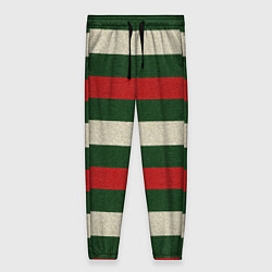 Женские брюки Цветные лини текстура ткани