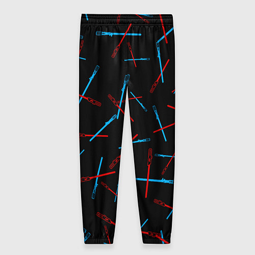 Женские брюки Паттерн из световых мечей / 3D-принт – фото 2