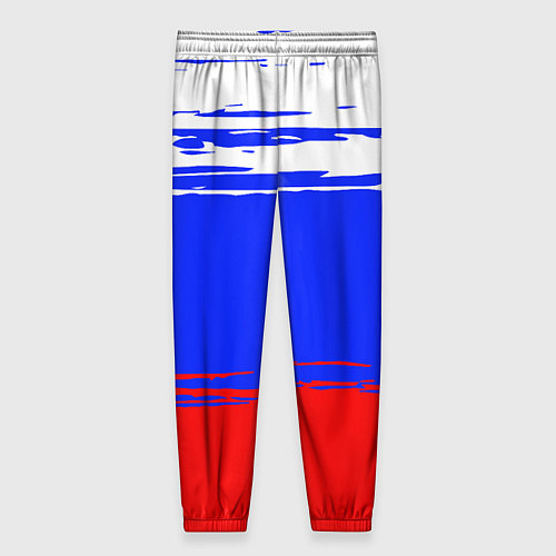 Женские брюки Патриот - флаг / 3D-принт – фото 2