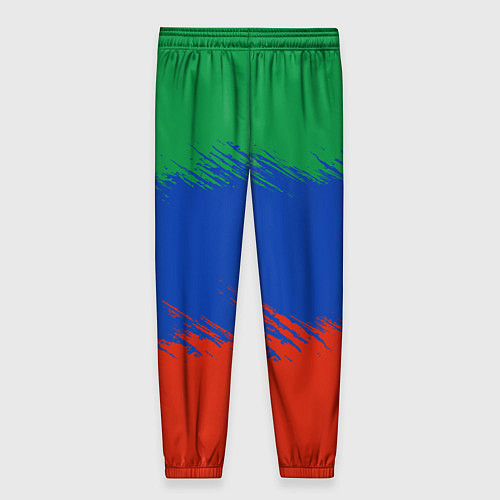Женские брюки Дагестанские цвета / 3D-принт – фото 2