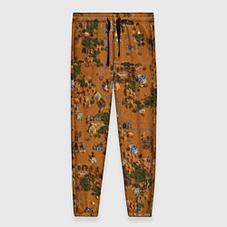 Брюки женские Земли Фабрики - Герои 3, цвет: 3D-принт