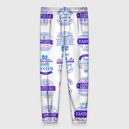 Женские брюки Easter holidays / 3D-принт – фото 2